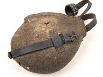 Bezug  für eine Feldflasche der Wehrmacht, Gebraucht
