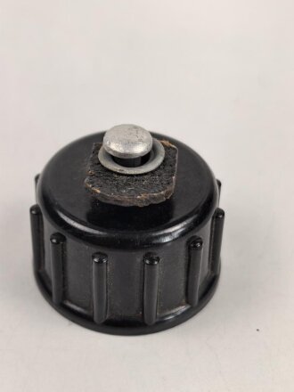 Schraubkappe für eine Feldflasche der Wehrmacht, Gebraucht