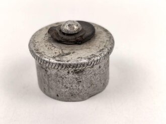 Schraubkappe für eine Feldflasche der Wehrmacht, Gebraucht