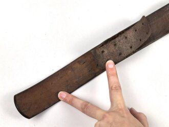 Koppelriemen für Mannschaften der Wehrmacht. Eiserner Gegenhalt, Gesamtlänge 108cm