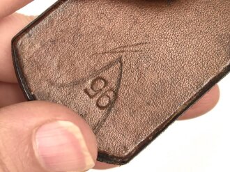 Koppelriemen für Mannschaften der Wehrmacht. Eiserner Gegenhalt, Gesamtlänge 108cm