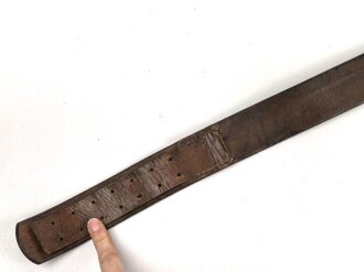 Koppelriemen für Mannschaften der Wehrmacht. Eiserner Gegenhalt, Gesamtlänge 108cm