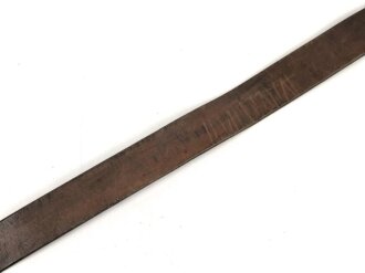 Koppelriemen für Mannschaften der Wehrmacht. Eiserner Gegenhalt, Gesamtlänge 108cm