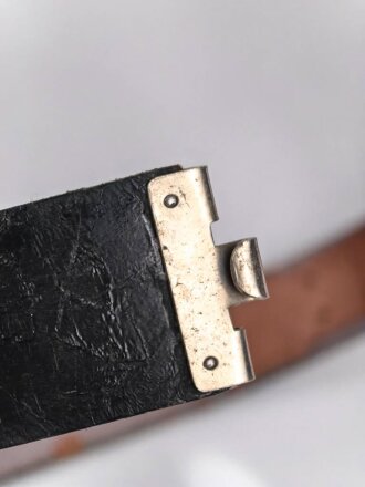 Lackleder Koppelriemen  Wehrmacht. Das Unterfutter leicht mottig, Gesamtlänge 94cm