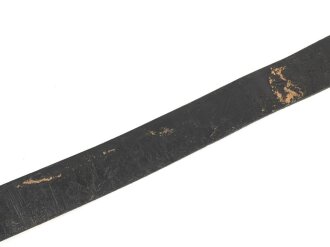 Lackleder Koppelriemen  Wehrmacht. Das Unterfutter leicht mottig, Gesamtlänge 94cm