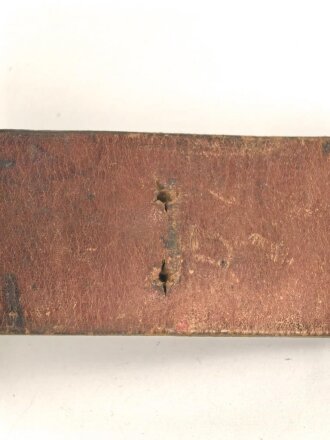 Koppelriemen für Mannschaften der Wehrmacht. Eisernenr Gegenhalt, späte Ausführung, Gesamtlänge 88cm