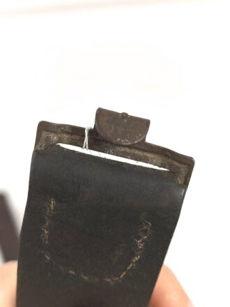 Koppelriemen für Mannschaften der Wehrmacht. Eiserner Gegenhalt, Gesamtlänge 92cm