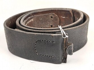 Koppelriemen für Mannschaften der Wehrmacht. Eiserner Gegenhalt, Gesamtlänge 92cm