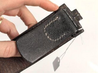 Koppelriemen für Mannschaften der Wehrmacht. Eiserner Gegenhalt, Gesamtlänge 92cm