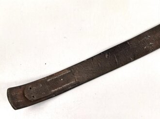 Koppelriemen für Mannschaften der Wehrmacht. Eiserner Gegenhalt, Gesamtlänge 92cm