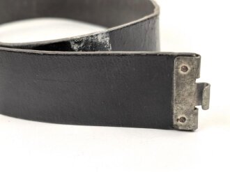 Koppelriemen für Angehörige von Parteiverbänden . Schwarzes Ersatzmaterial, unvollständig, Gesamtlänge 96cm