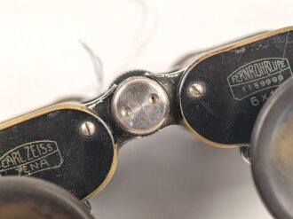 "Fernrohrlupe 6 x 15" von Carl Zeiss Jena. Guter Gesamtzustand