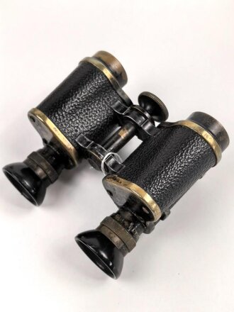 Doppelfernrohr "Trieder Binocle" von Goerz Berlin. Klare Durchsicht, guter Gesamtzustand