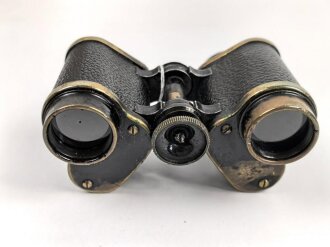 Doppelfernrohr "Trieder Binocle" von Goerz Berlin. Klare Durchsicht, guter Gesamtzustand