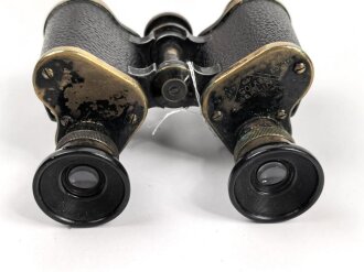 Doppelfernrohr "Trieder Binocle" von Goerz Berlin. Klare Durchsicht, guter Gesamtzustand