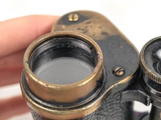 Doppelfernrohr "Trieder Binocle" von Goerz Berlin. Klare Durchsicht, guter Gesamtzustand