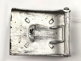 Heer, Koppelschloss für Mannschaften, Aluminium mit aufgeklammertem Emblem. Guter Zustand