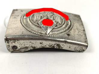 Koppelschloss für Angehörige der Hitlerjugend. Eisen vernickelt, RZM M4/24