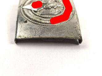 Koppelschloss für Angehörige der Hitlerjugend. Eisen vernickelt, RZM M4/24