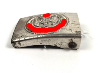 Koppelschloss für Angehörige der Hitlerjugend. Eisen vernickelt, RZM M4/24