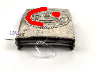 Koppelschloss für Angehörige der Hitlerjugend. Eisen vernickelt, RZM M4/24