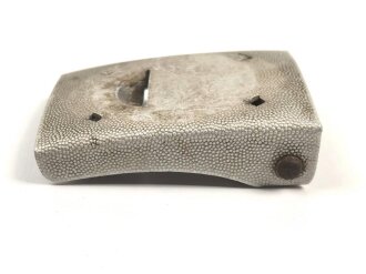 Heer, Koppelschloss für Mannschaften, Aluminium , das aufgeklammerte Emblem fehlt