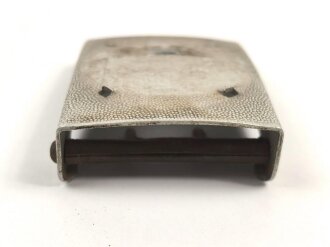 Heer, Koppelschloss für Mannschaften, Aluminium , das aufgeklammerte Emblem fehlt