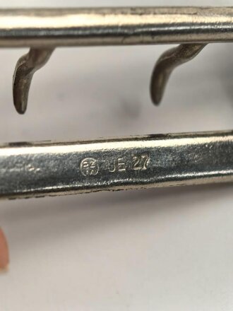 Schieße zum Zweidornkoppel für Parteiverbände. Nickel, RZM UE27. Höhe innen gemessen 61mm