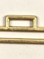 Hakenfang für eine Feldbinde für politische Leiter der NSDAP. Aluminium eloxiert, RZM M4/39