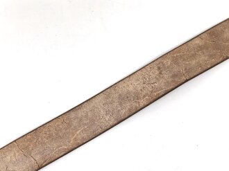 Zweidornkoppel für Offiziere von Parteiverbänden. Braunes Leder, Höhe 60mm, Gesamtlänge 115cm, RZM markierteSchliese von Assmann, dise vergoldet