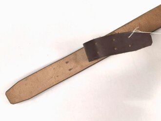 Deutschland nach 1945, schwarzer Koppelriemen, Gesamtlänge 101cm