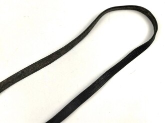Trageriemen für ein Fernglas. Schwarzes Leder, Gesamtlänge 85cm