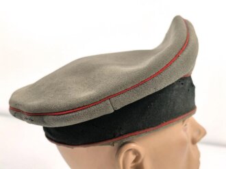 Heer, Schirmmütze für Mannschaften der Artillerie. Ungereinigter Speicherfund