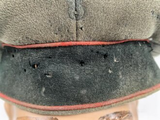 Heer, Schirmmütze für Mannschaften der Artillerie. Ungereinigter Speicherfund