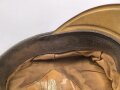Heer, Schirmmütze für Mannschaften der Kavallerie. Kopfgrösse 57. Getragenes Stück, etliche Mottenaufrauhungen, sonst in gutem Gesamtzustand