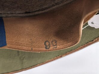 Tropenhelm Wehrmacht, oben leicht eingedrückt, Kopfgrösse 56