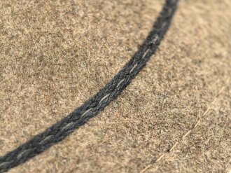 Reichsarbeitsdienst, Mütze für Mannschaften  Das Schweißleder angefressen, insgesamt leicht deformiert, sonst gut, Kopfgrösse etwa 57