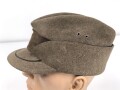 Reichsarbeitsdienst, Mütze für Mannschaften  Das Schweißleder angefressen, insgesamt leicht deformiert, sonst gut, Kopfgrösse etwa 57
