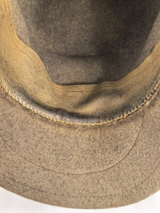 Reichsarbeitsdienst, Mütze für Mannschaften  Vorne fehlt der braune Besatzstreifen, sonst gut, Kopfgrösse etwa 56