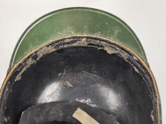 Polizei III.Reich, Tschako für Mannschaften der Schutzpolizei, Hersteller EREL, Kopfgrösse 59