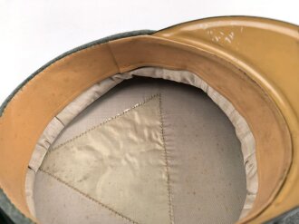 Reichswehr, Schirmmütze für Mannschaften der Pioniere. Leicht getragenes Stück in gutem Gesamtzustand, Kopfgrösse 55