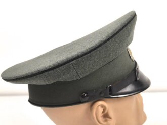 Reichswehr, Schirmmütze für Mannschaften der Pioniere. Leicht getragenes Stück in gutem Gesamtzustand, Kopfgrösse 55