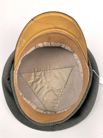 Reichswehr, Schirmmütze für Mannschaften der Pioniere. Leicht getragenes Stück in gutem Gesamtzustand, Kopfgrösse 55