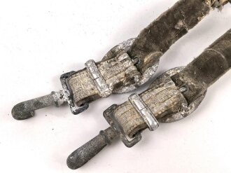 Gehänge zum Dolch für Offiziere des Heeres. Stark getragen,defekt