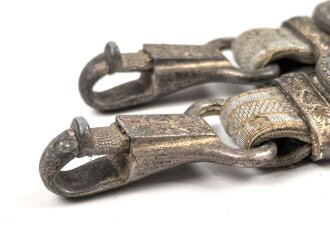 Gehänge zum Dolch für Offiziere des Heeres, getragenes Stück in Luxusausführung