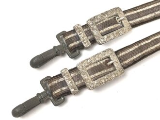 Gehänge zum Dolch für Offiziere der Luftwaffe, getragenes Stück