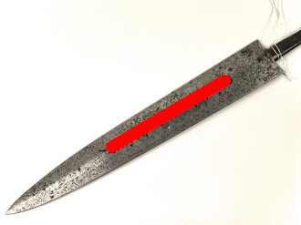 Klinge für einen SA oder NSKK Mannschaftsdolch. Gereinigtes Stück