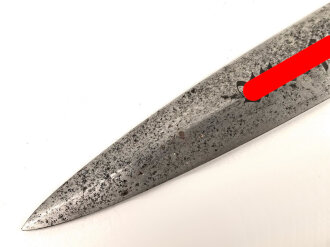 Klinge für einen SA oder NSKK Mannschaftsdolch. Gereinigtes Stück