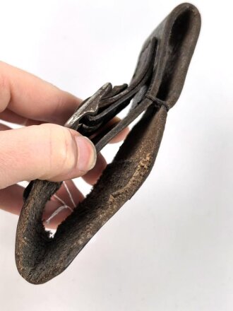 Reichsarbeitsdienst, Gehänge zum Hauer für Mannschaften und Unteroffiziere alter Art. Ungereinigtes Stück