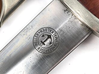 SA Dienstdolch in gutem Zustand. Hersteller Gebrüder Heller Schmalkalden.